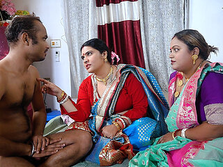 Desi Two Mallu Bhabhi Hardcore Fuck with Her Debar When They Are Alone at Home Full Movie ( Hindi Audio )