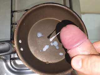 Wow, Tasty Fried Cum for Breakfast!!