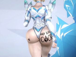 Emma Frost sexy walk