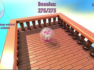 Animated lesbians master the art of blowjobs in this Hentai game