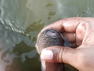 Cum in River