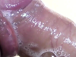 Ebonys Greedy Mouth Full of Sperm and She Swallows