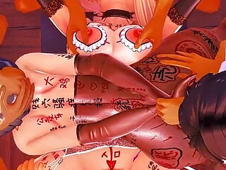Sao - Asuna and Suguha Ultimate Hardcore BBC Sex - Squirting & Creampied - 3D Hentai Animations