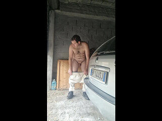 I get naked in the garage