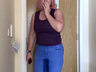 Waiting for delivery and wetting my jeans