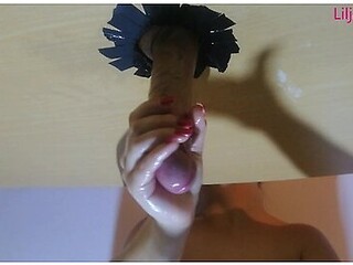 Femdom Cock Slapping And Splashing - Gloryhole Liljaswitch