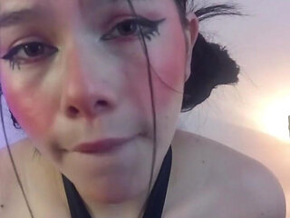 Ahegao with Saliva