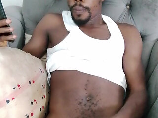 Fucking my big hairy dick without condom