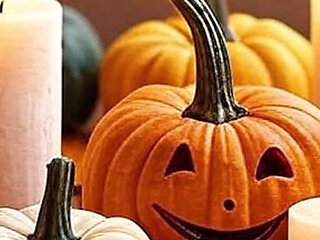 Hot Sex Halloween Picnic with Garabas and Olga