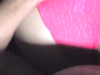 Cuckold Filming Wife Fucking in Panties on All Fours