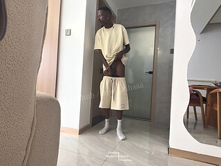 Stepsis caught masturbating ,Guess what !!