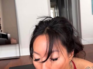 Asa Akira - Watching Me Stretch Turns Him On - CamCaps.click