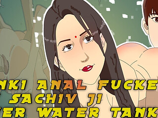 Sachiv Ji Fucked Ass Hole of Rinki Over Water Tank Panchayat Parody Part 02 Gandi Baat in Hindi