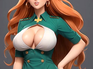 Lila Ginger nurse at hospital (Ai model)
