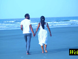Indian Unmarried Couple Dating Sex at Sea Beach! Romantic Sex
