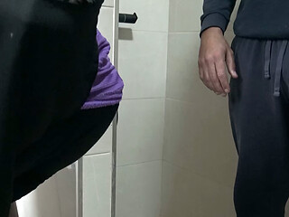 Big Tits Arab Cuckold Wife Tells Her Stepson To Wash His Big Dick
