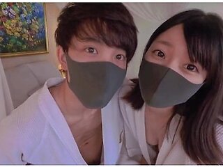 A Couple In Love At A Luxury Hotel In Bali, A Japanese Amateur Couple In Their 20s