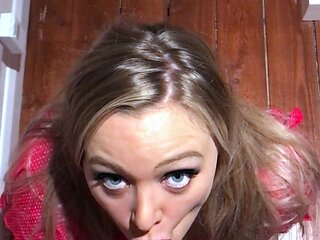 Big cock loving amateur blonde rides dick anally