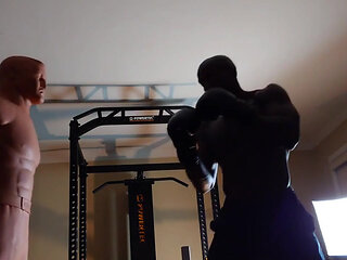 Boxing Workout Today I Always Track My Calories Because the Human Body Naturally Wants to Put the Weight Back on It Lost