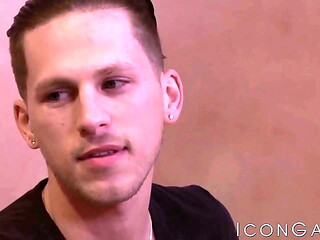 Bisexual Mason Lear gets his ass hammered while riding a girthy dick