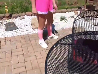 Cheerleading Stepdaughter Gets Fucked by Her Stepdaddy