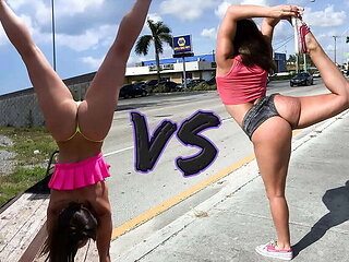 BangBros: Abella Danger vs Kelsi Monroe - Big Ass Battle in Miami