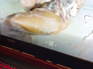 Sexy, Wet and Foamy Video with Anal Play Will Be up Very Soon