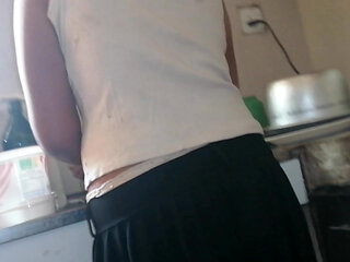 Secret Shoot of My Aunt, While She Cooks