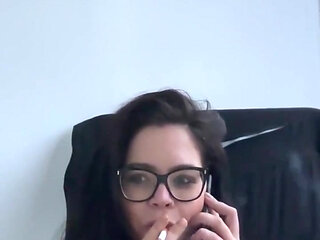 Smoking During Talking by Phone with My Friend)