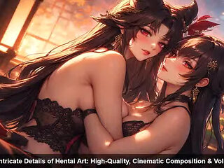 Explore the Intricate Details of Hentai Art High Quality Cinematic Composition Voluminous Hair