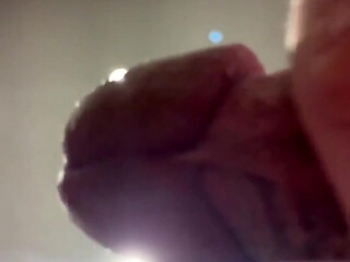Hotel Bathroom Wank and Cum