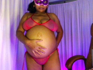 Sexy Pregnant Girl Bikini Show.