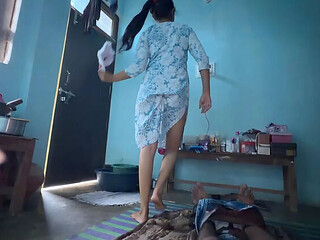 Brother Fucks Stepsister While Uncle Away - Desi Village Girl