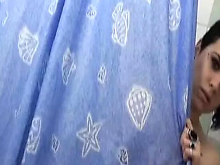 French Amateur Babe Drinks Cum After Bathroom Fuck