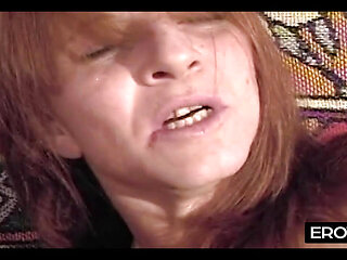 Screaming as every inch fills her deep