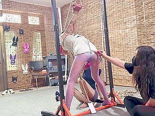 Asian Anal Hook and electricity bondage