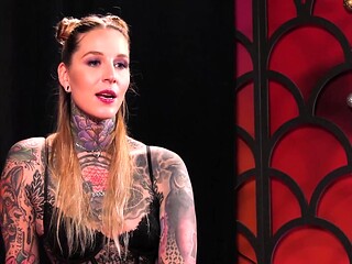 Hot tattooed MILF rides big cock and gets fucked