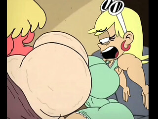 Leni penetrando el enorme trasero de su madre (the loud house)