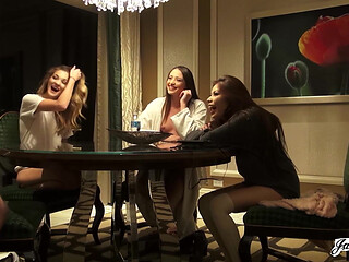 Sami Parker Avi Love Bambi Rotate on James Deen