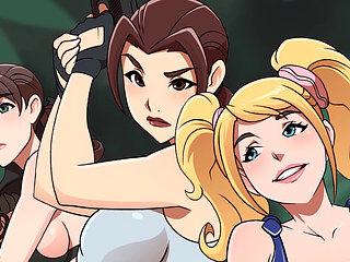 The journey begins - Episode 1 - Lara Croft's bountiful growth in hentai comic