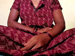 Ammu squeezes her breasts while wearing her nightie, turning up the heat 135