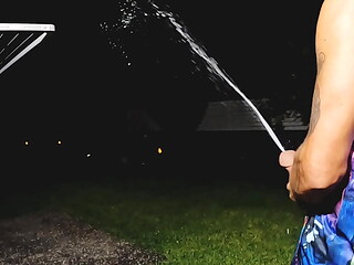 Cuming in the backyard