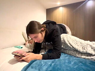 My Girlfriend Spanks My Ass and Fingers Me Until I Orgasm