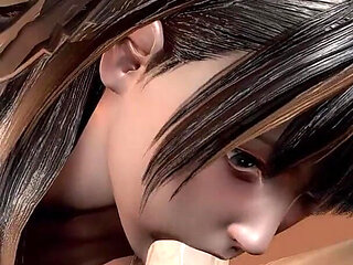 Anime Beauty Nanami's 3D Hentai: Titjob Pleasure and Sloppy Blowjob for Big Dick