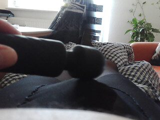 Cumshot in pantyhose