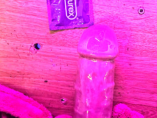 Condom masturbation