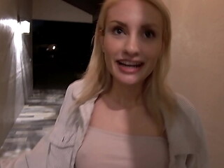 Cute Food Delivery Girl April Love Cheats on Boyfriend &amp_ Fucks Teddy Tarantino
