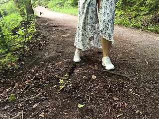 Almost Caught! Public Lake Fuck, Handjob & Outdoor Piss  Risky SlipCouple