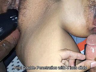 Teen Asian experience a Double Penetration! First time anal sex and double penetrating