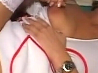 Mature Nurse MILF Takes Thick Cock Deep in Ass